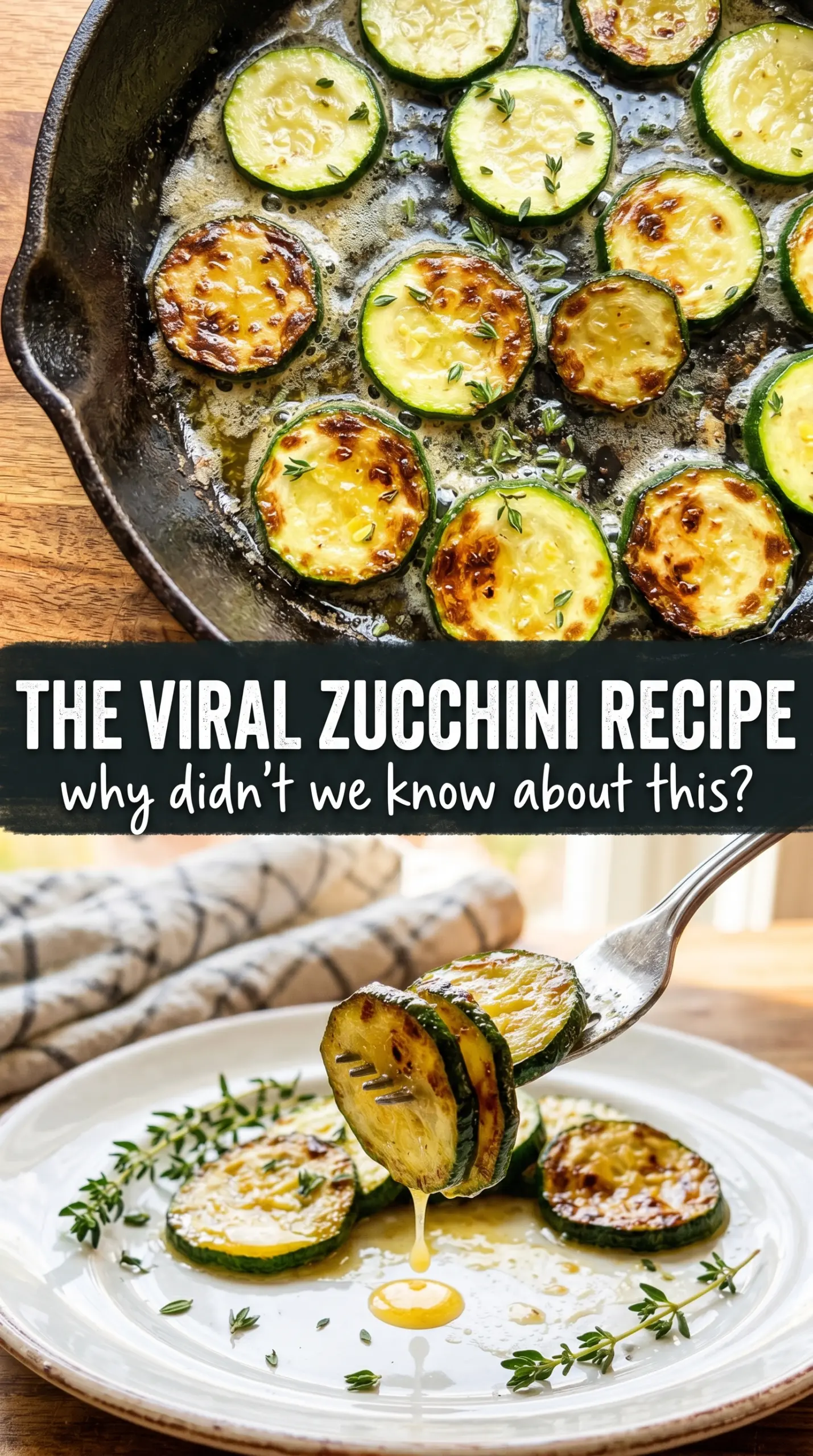 Thomas Keller's Viral Zucchini zucchini coins brown butter golden sear