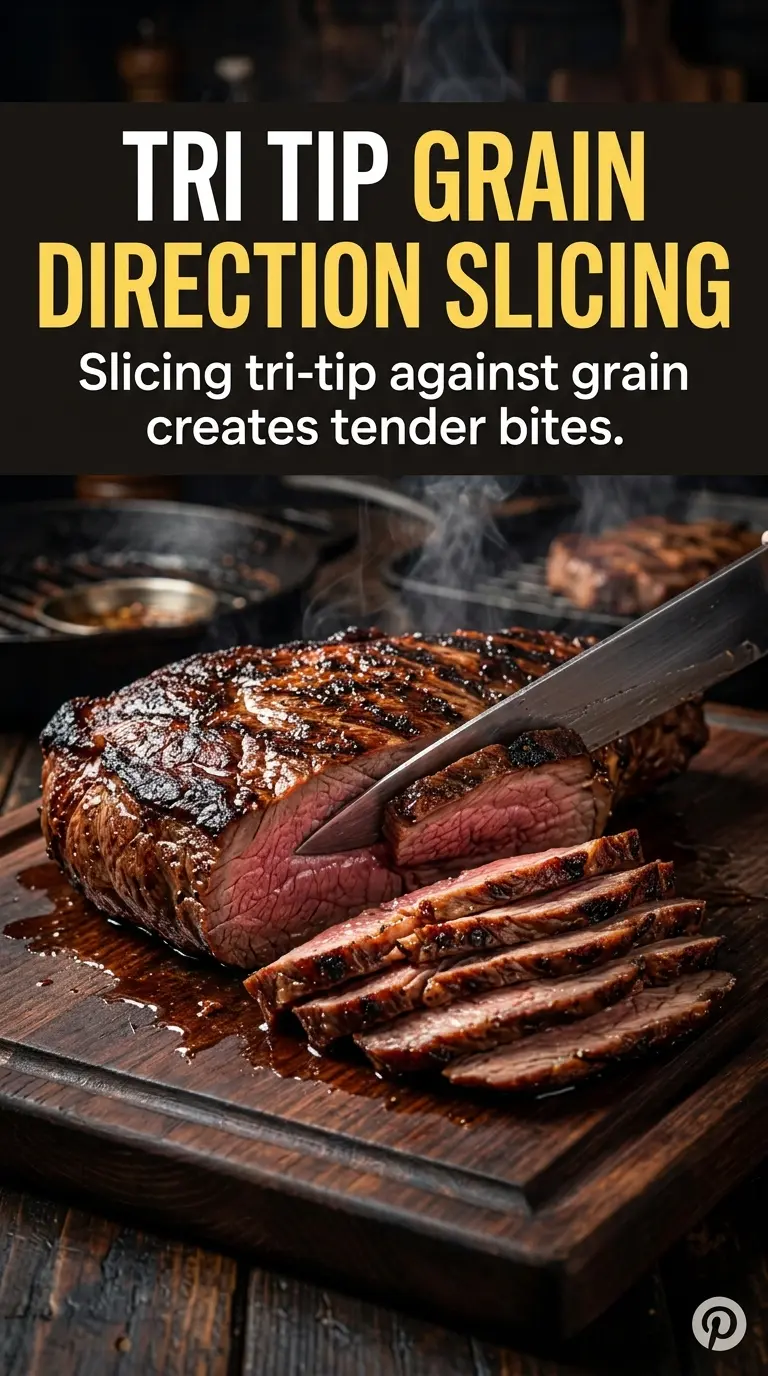Tri Tip - Grilled or Oven-Roasted crusty seasoned beef