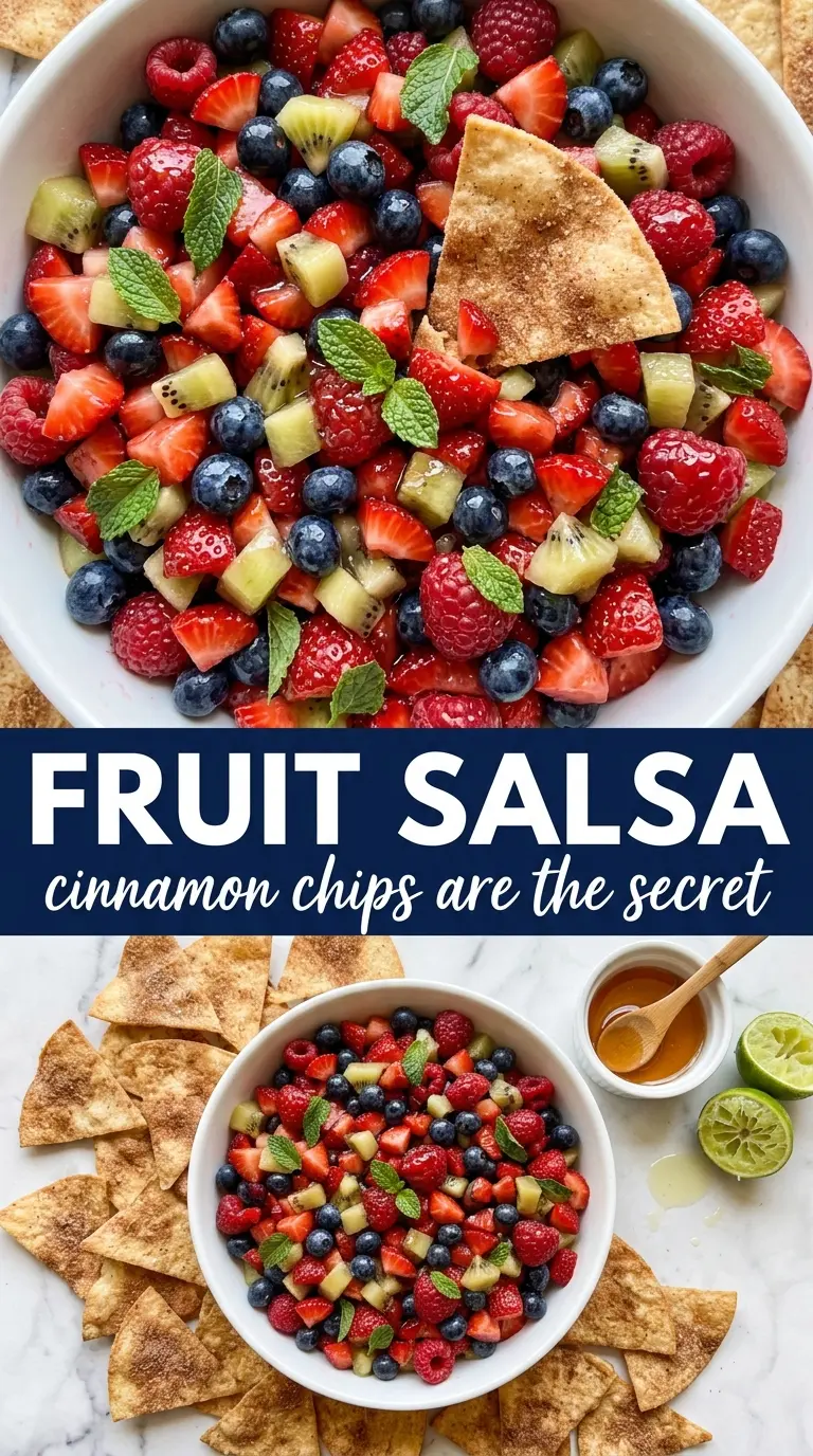 4th of July fruit salsa vibrant juicy patriotic