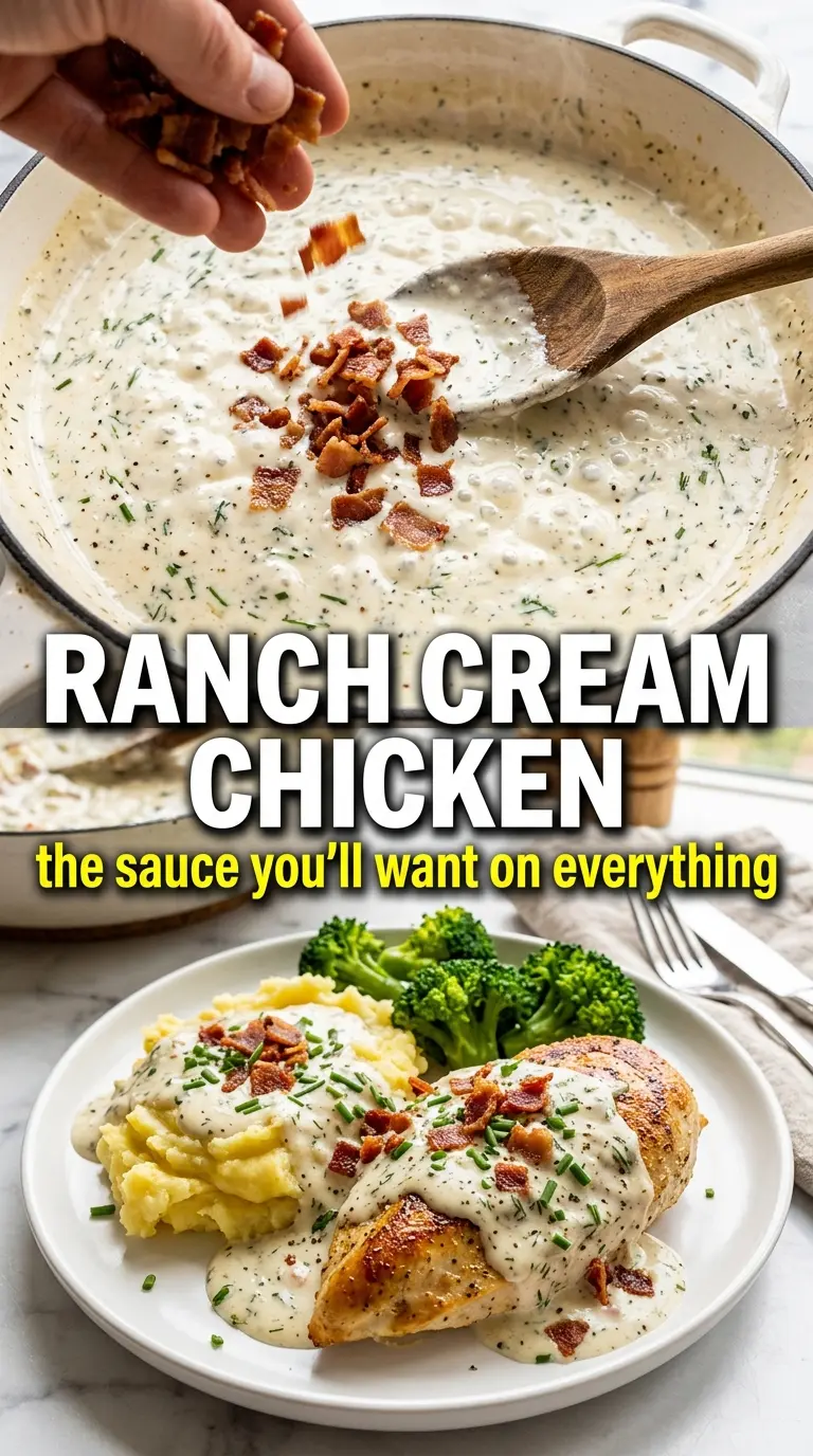Creamy Ranch Chicken creamy tangy skillet