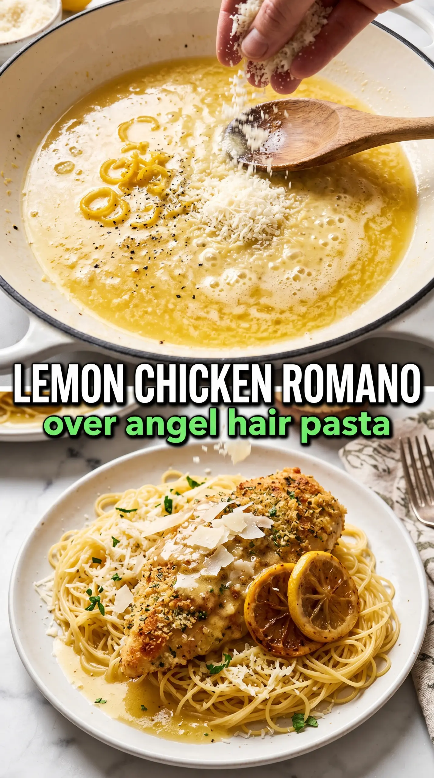 Lemon Chicken Romano crispy lemon chicken