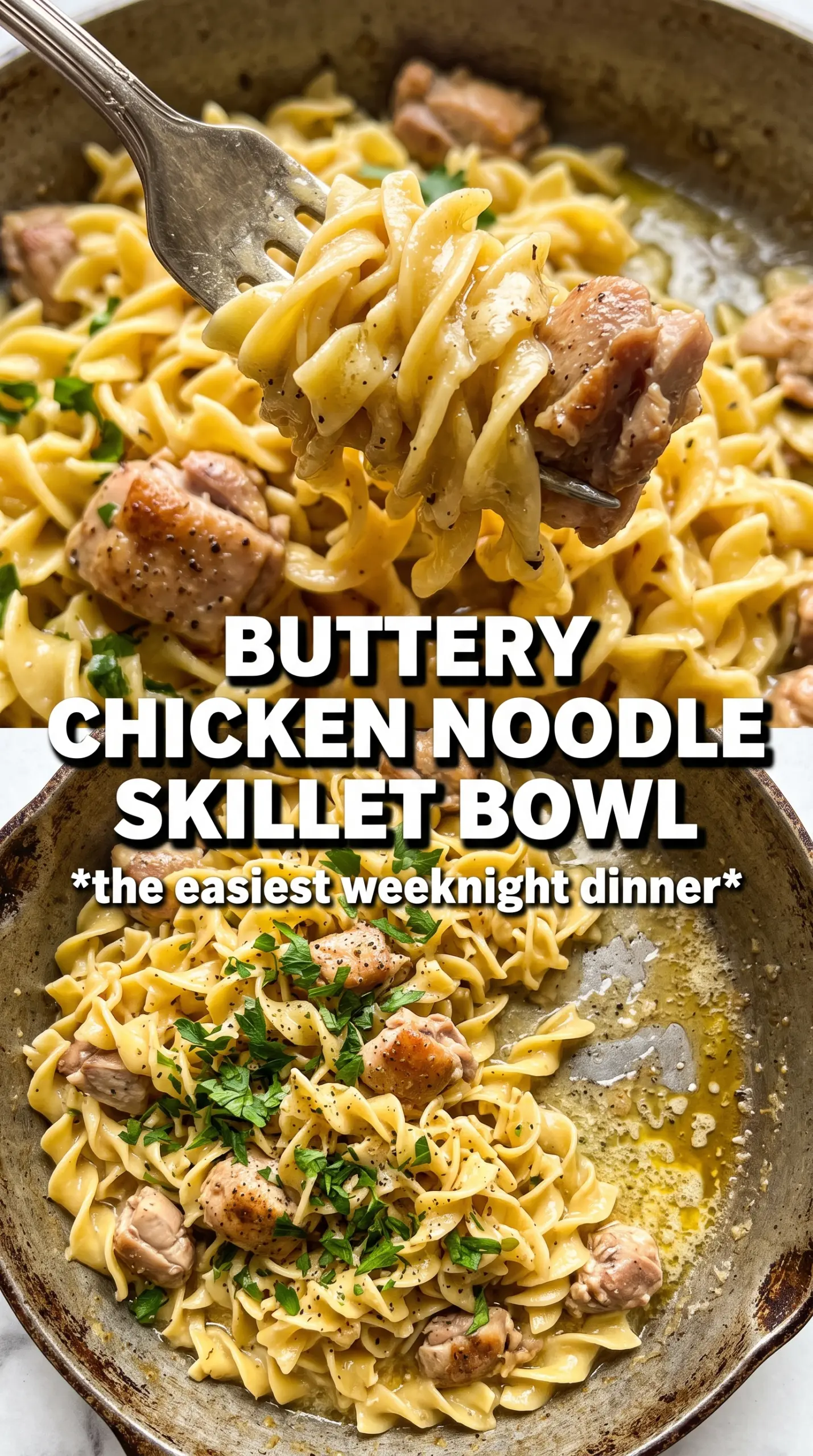 Prepared recipe ready to serve