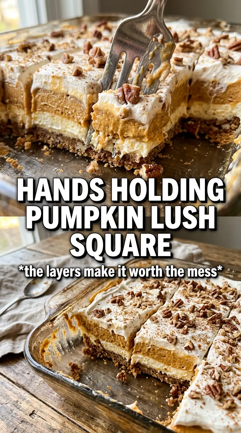 Pumpkin Lush layered dessert creamy spiced