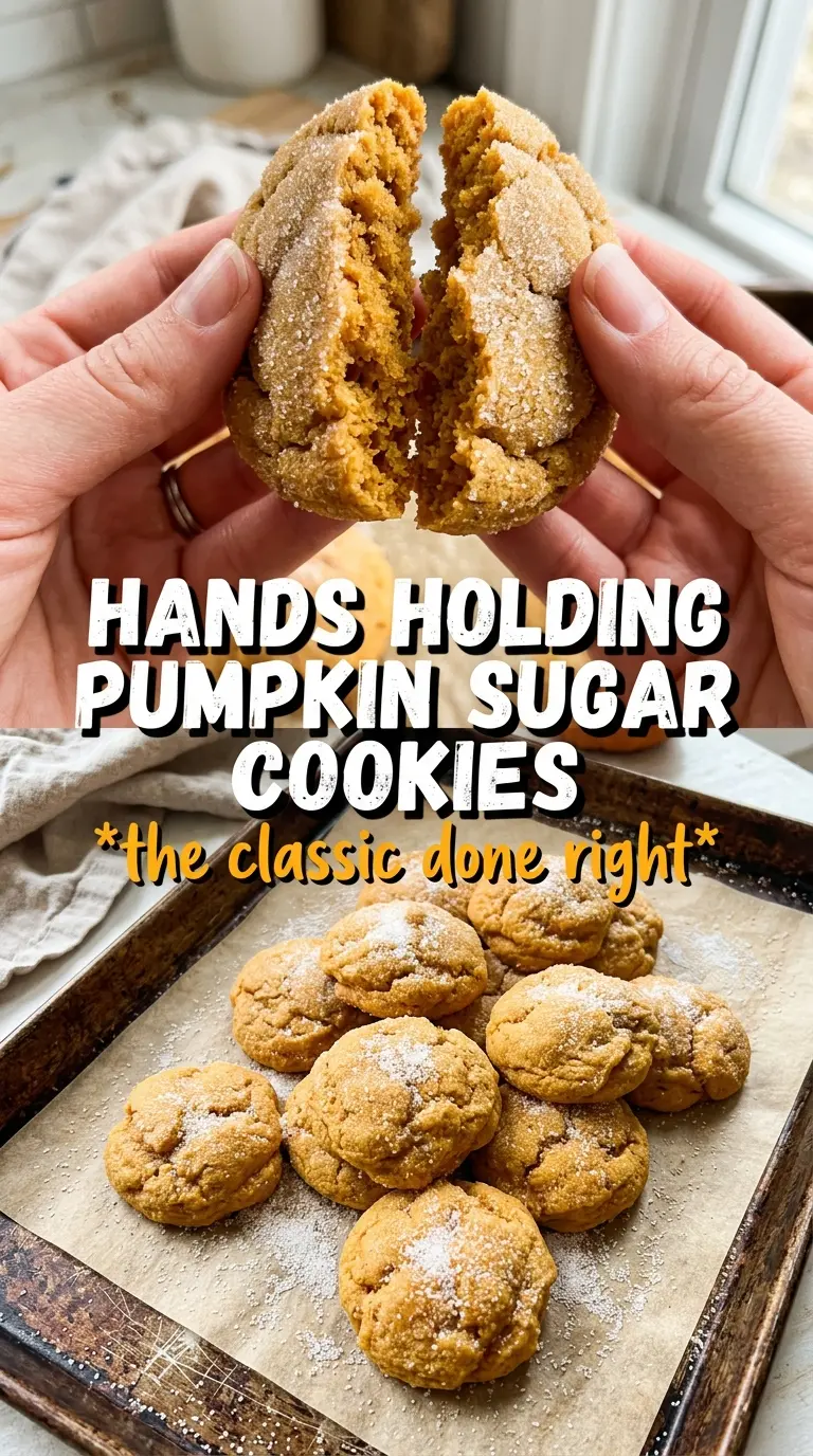 Pumpkin Sugar Cookies soft frosted cinnamon