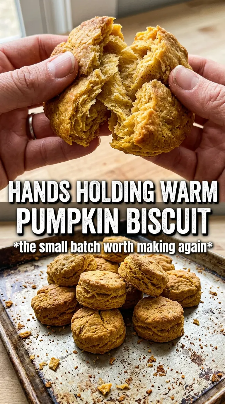 small batch pumpkin biscuits flaky tender golden